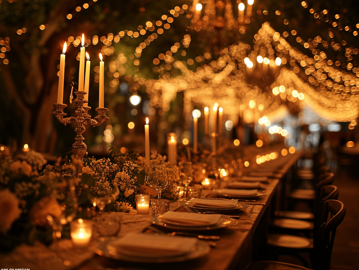 L’importance de l’éclairage dans la décoration de votre mariage